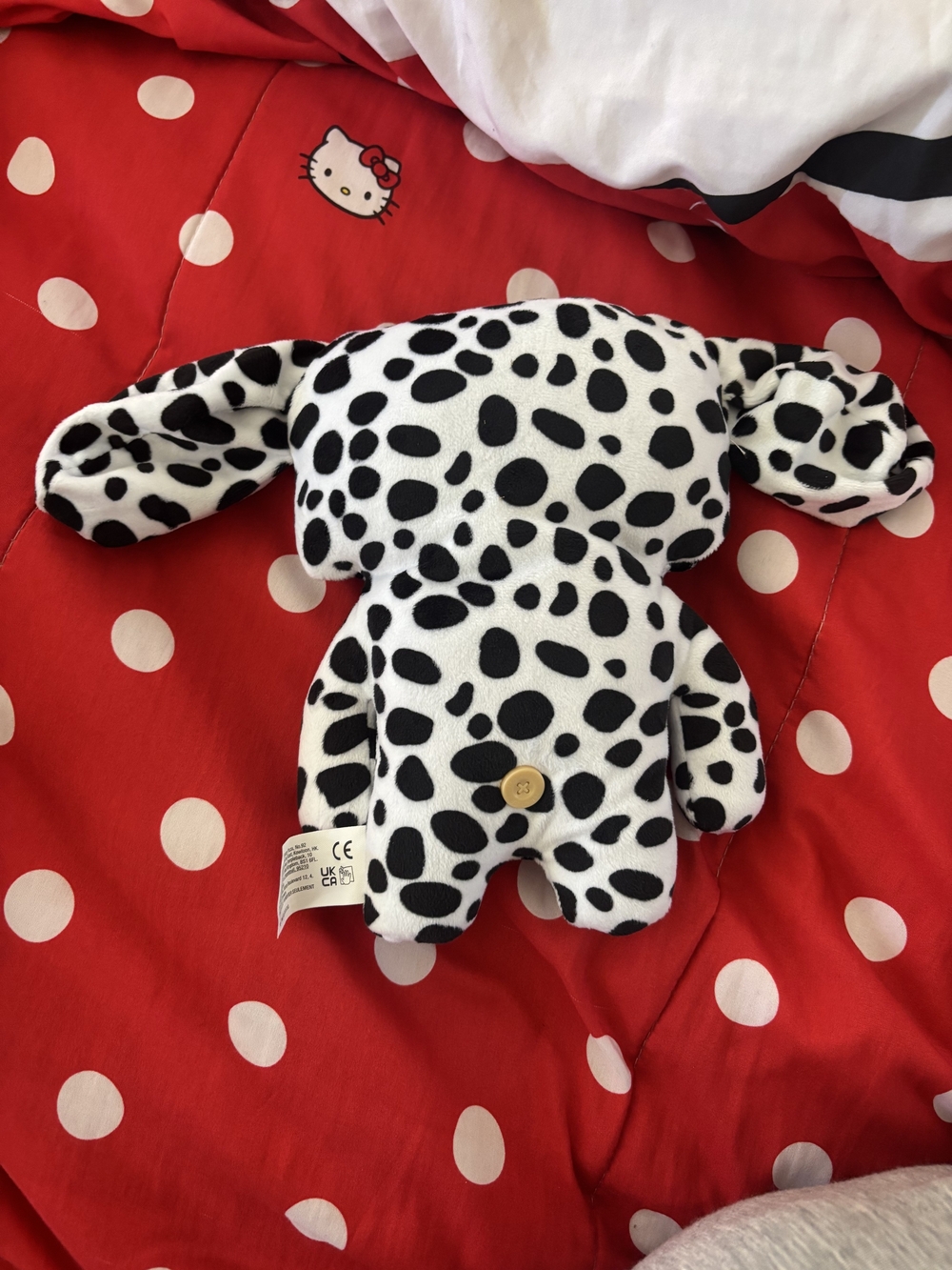 ZURU Fuggler Butt Ugly Pets Dalmatian Plush - Black & White - Picture 3 of 3